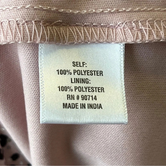 MSK Long Sleeve Ruffle Dress Women’s Size Medium - Picture 4 of 6